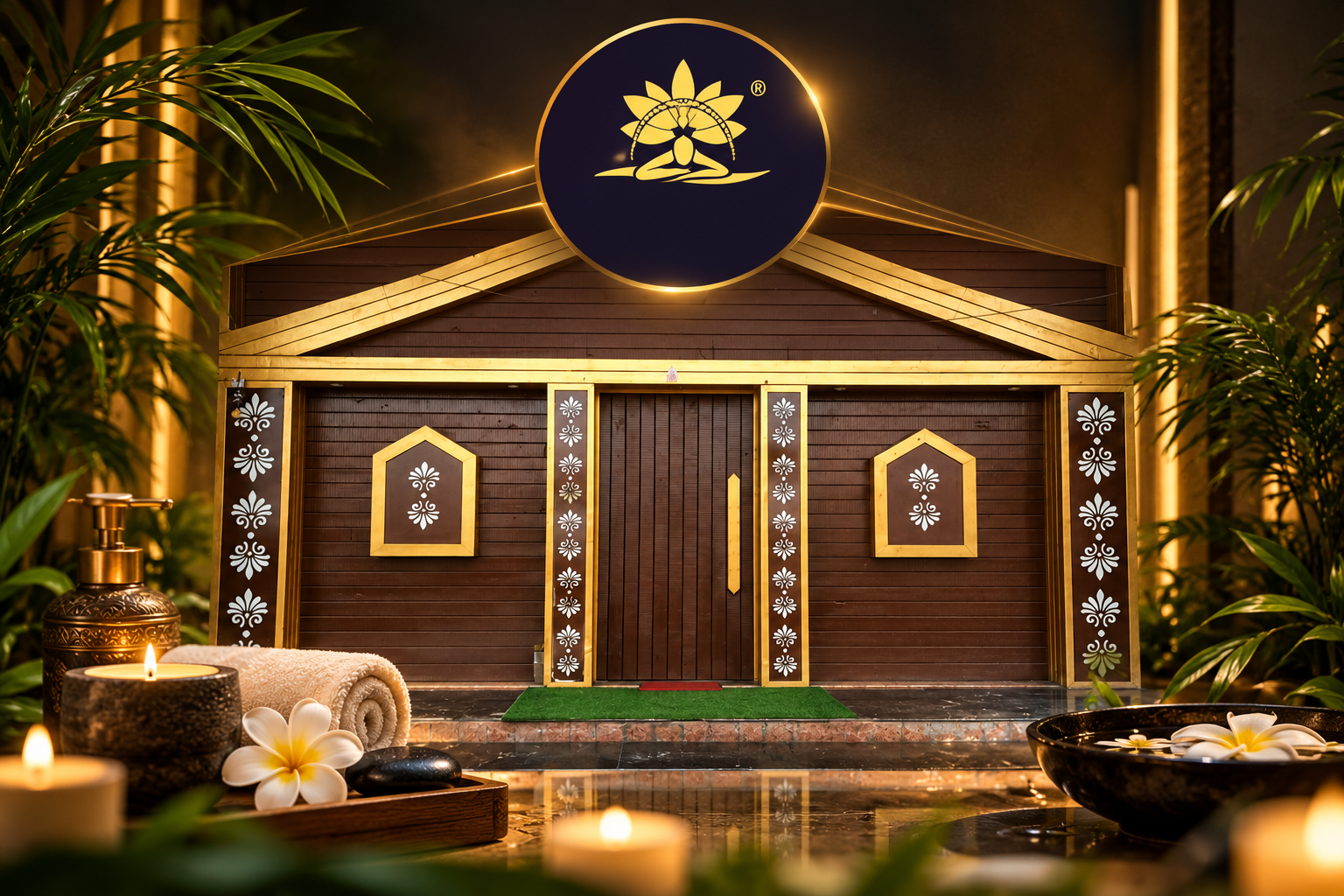The Spa Villa entrance in Kalyani Nagar, Pune